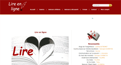 Desktop Screenshot of lirenligne.net