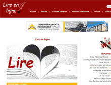 Tablet Screenshot of lirenligne.net